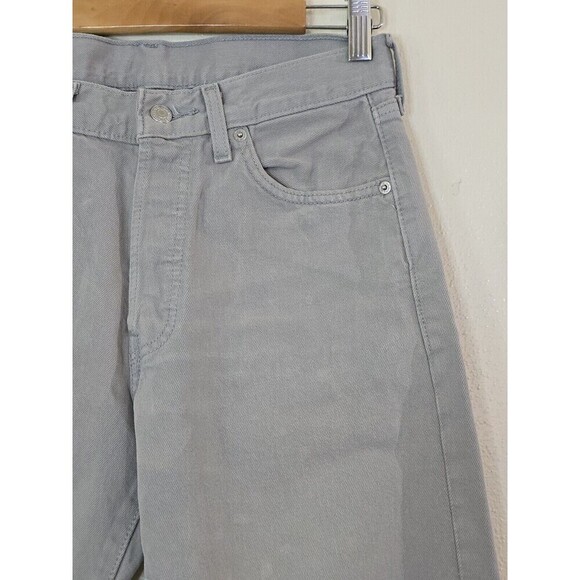 Levi's 501 Button Fly Jeans Men Size 30 X 29 Stone Gray WPL 423 Vintage Y2K - Picture 2 of 11